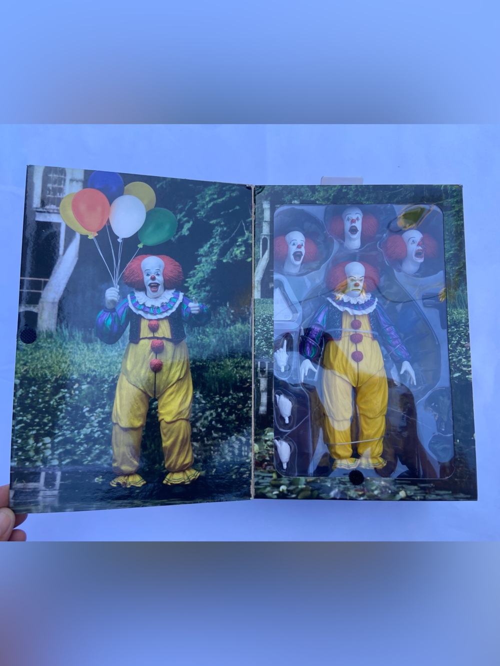 Yellow Clown Action Figure with Red Accents - Kids Playset